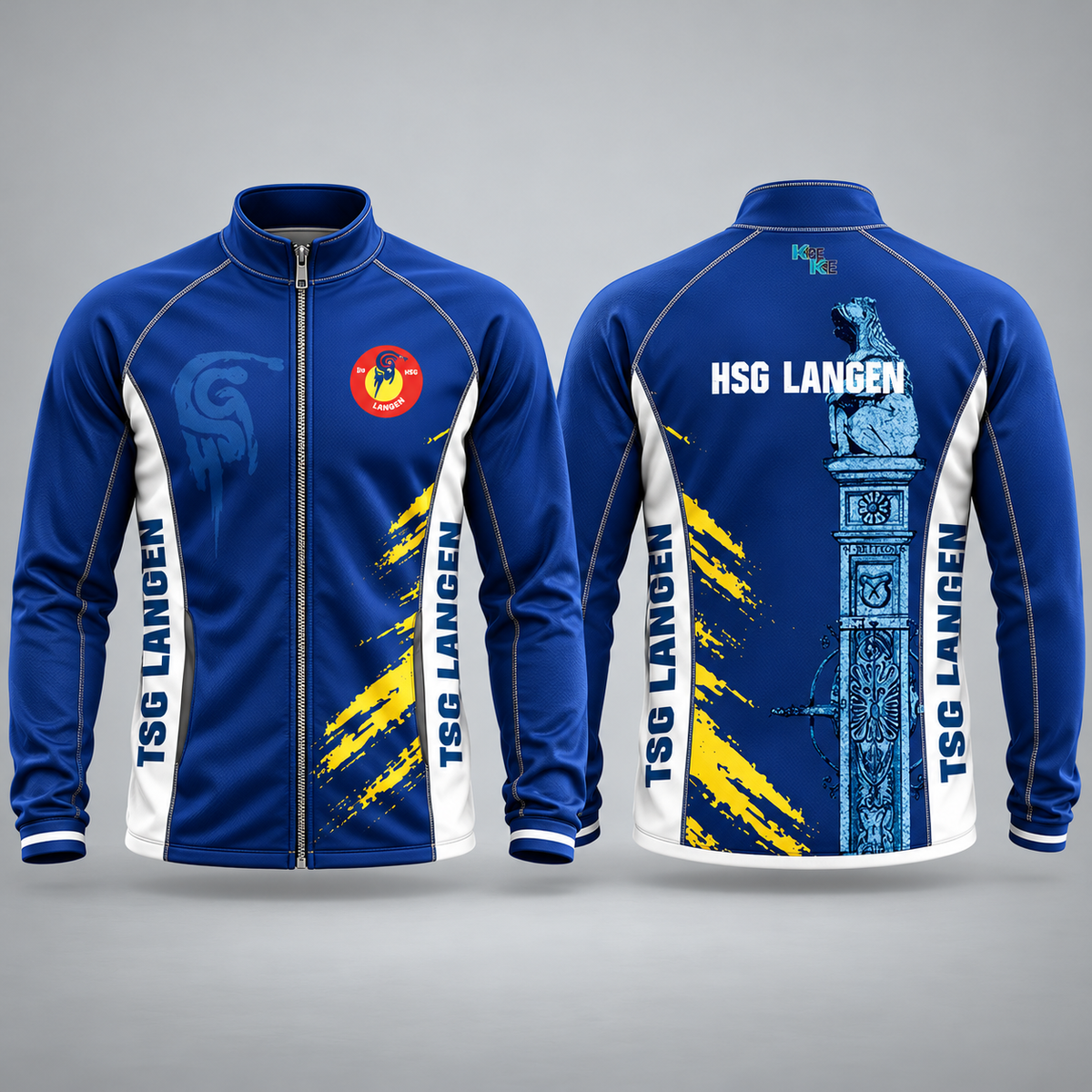 Trainingsjacke Premium mit RV | Herren, Damen & Kinder