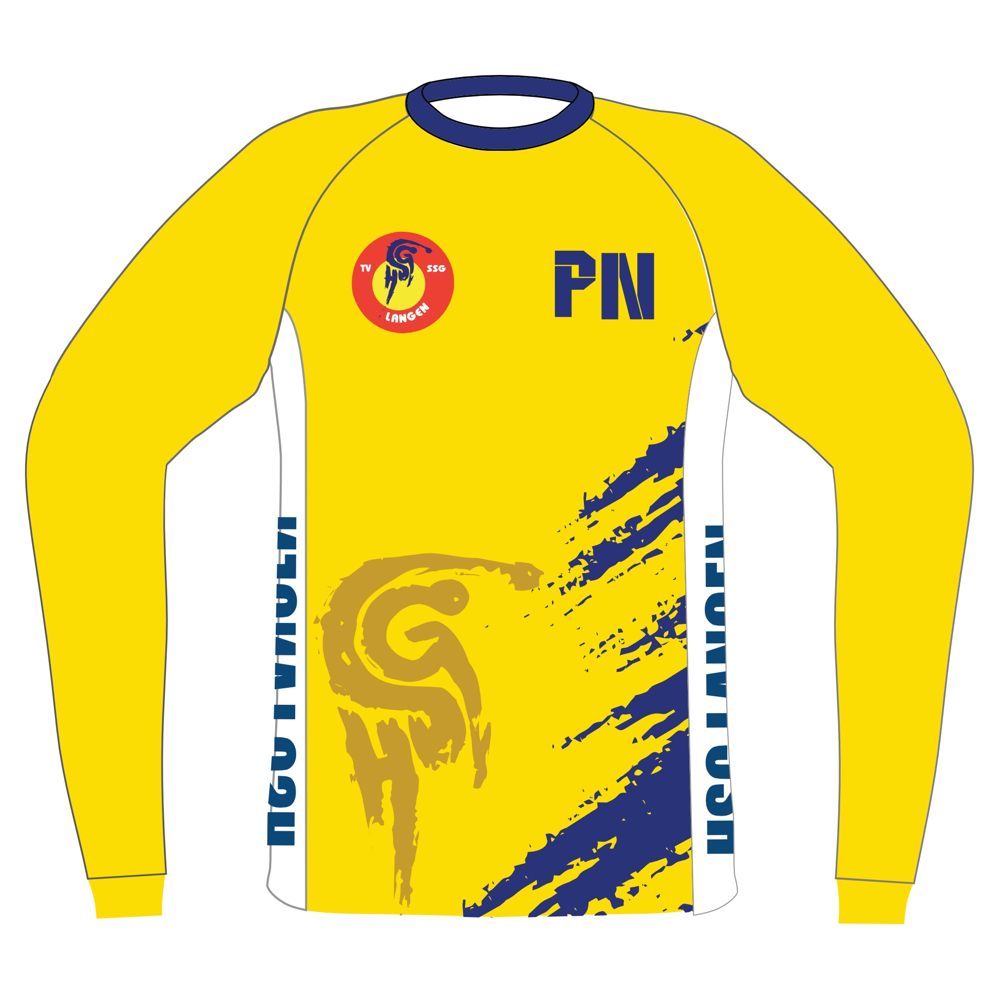 Longsleeve mit Playername | Herren, Damen & Kinder