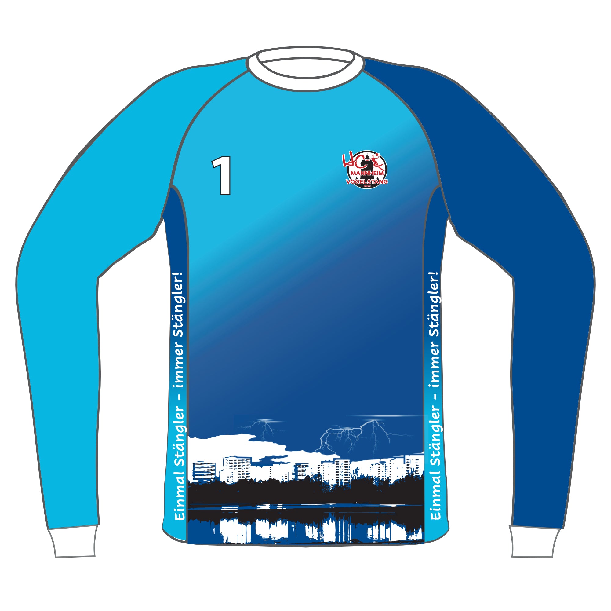 Trikot Basic Longsleeve – ohne Sponsoren | Herren, Damen & Kinder