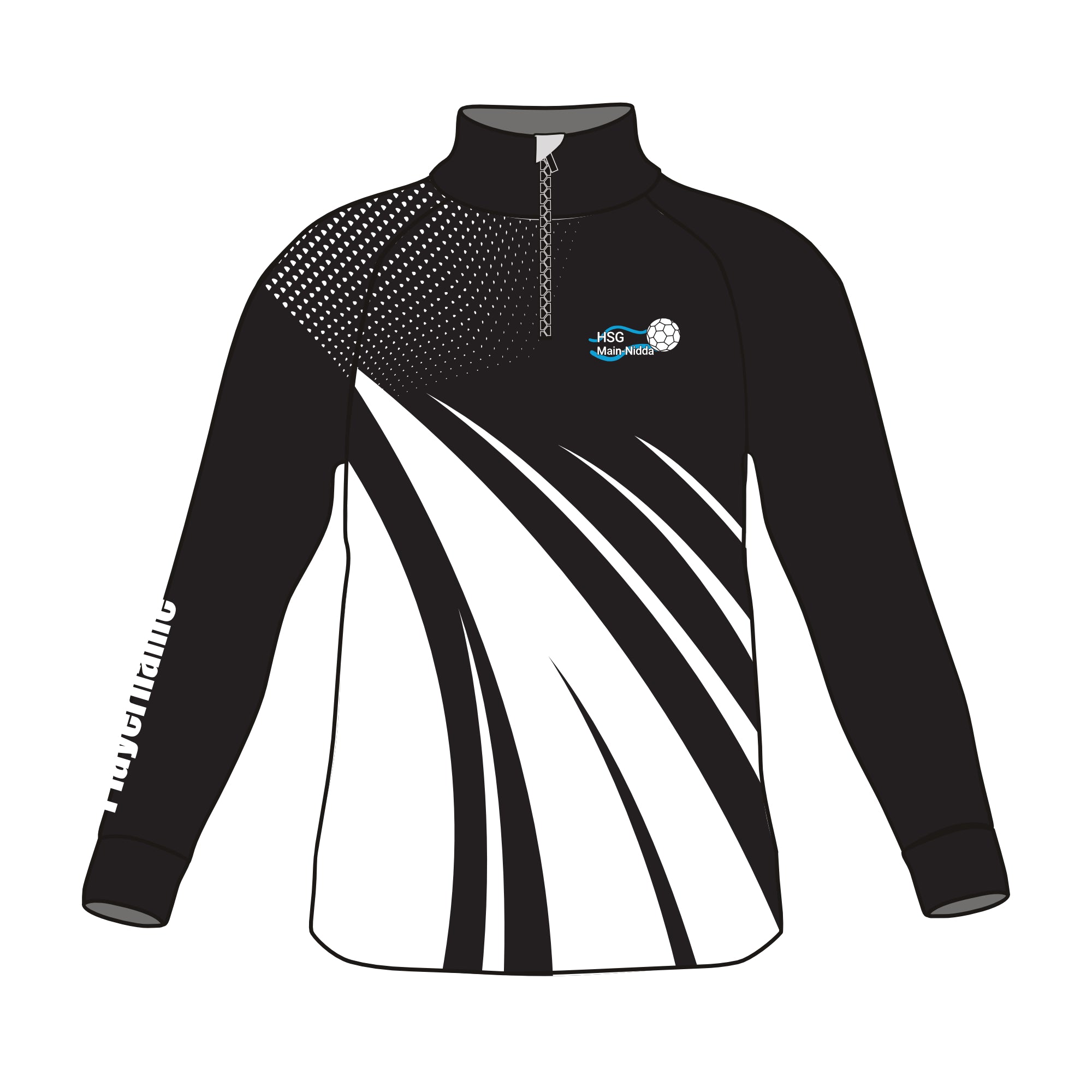 Half-Zip Oberteil