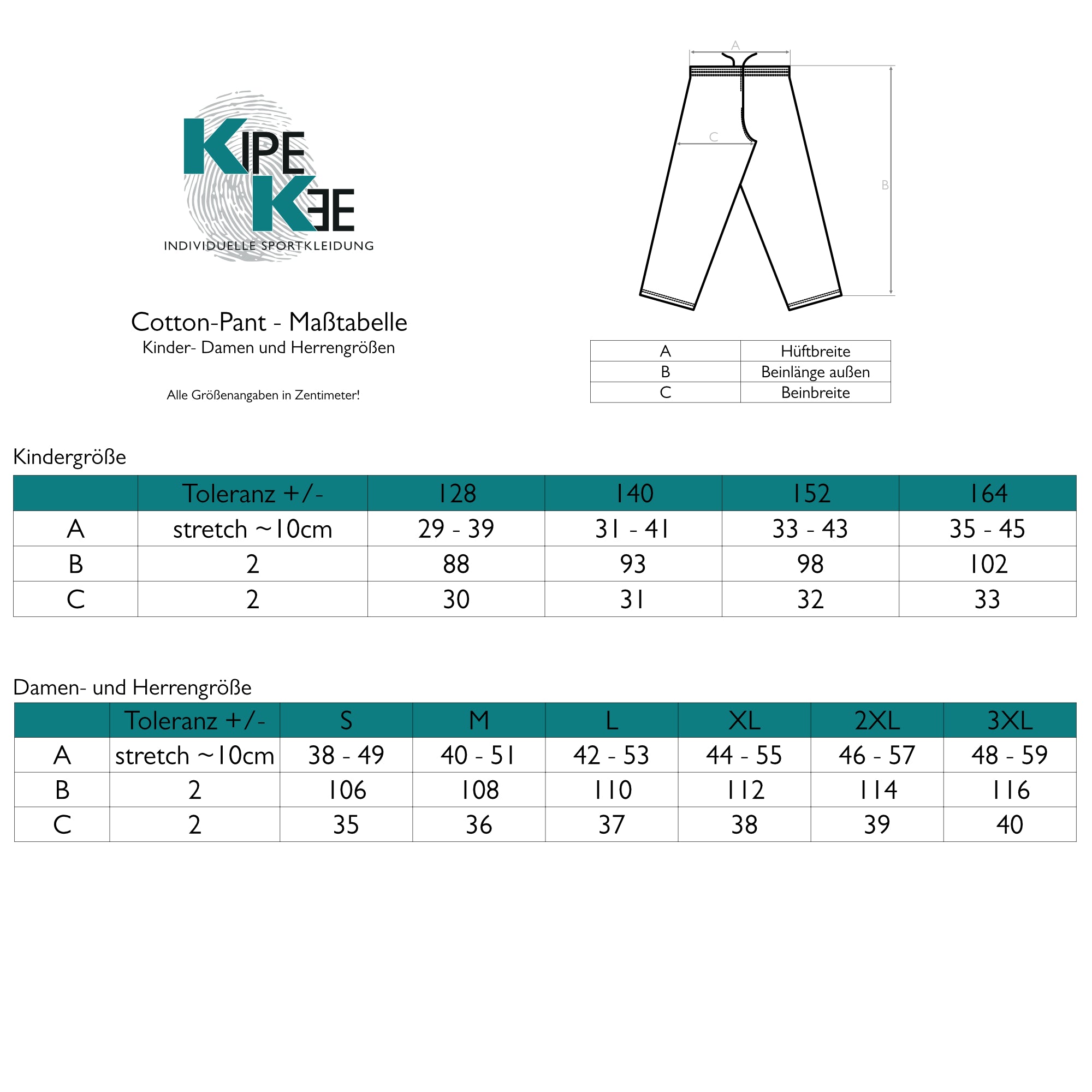 Cotton Pant | Herren, Damen & Kinder