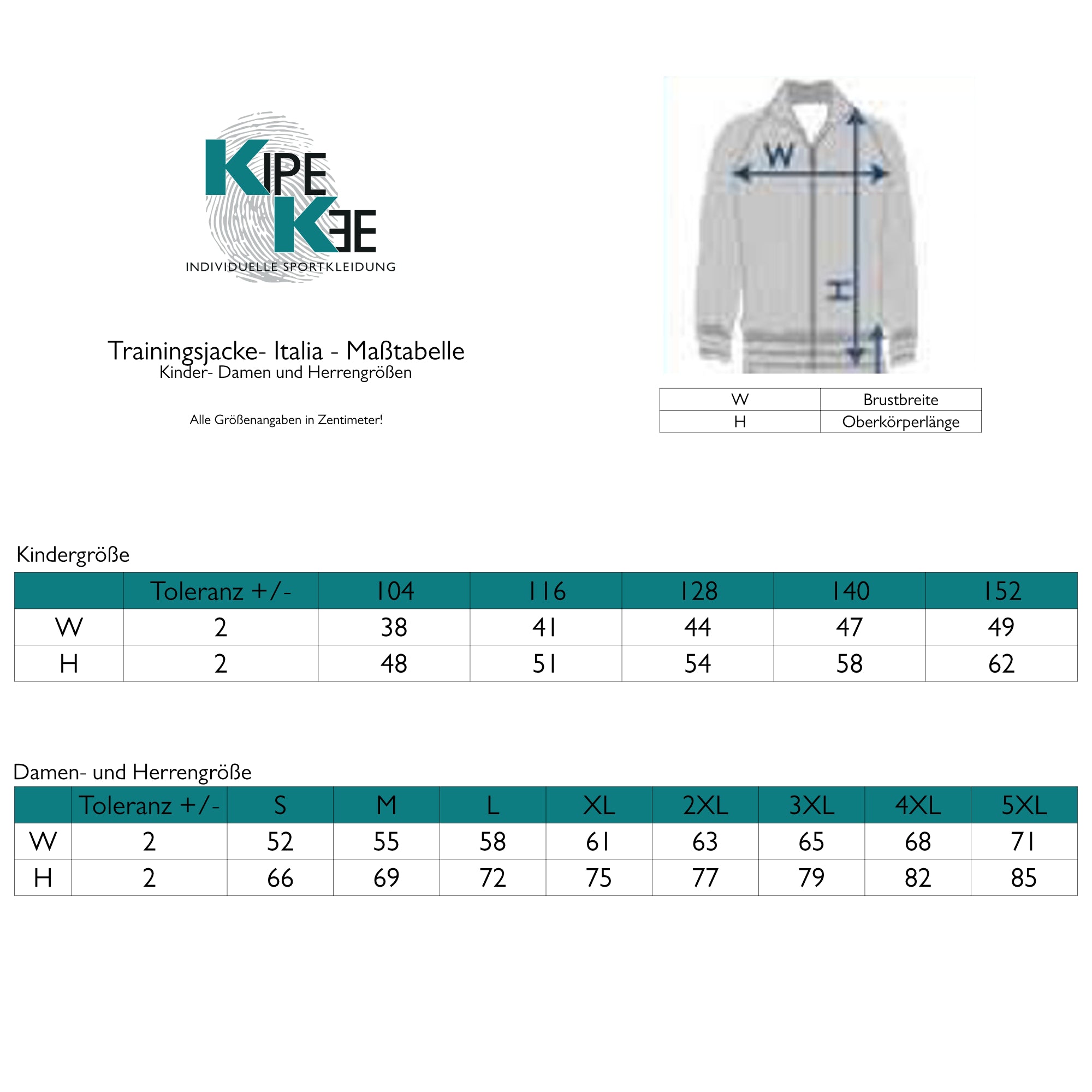 Trainingsjacke | Herren, Damen & Kinder