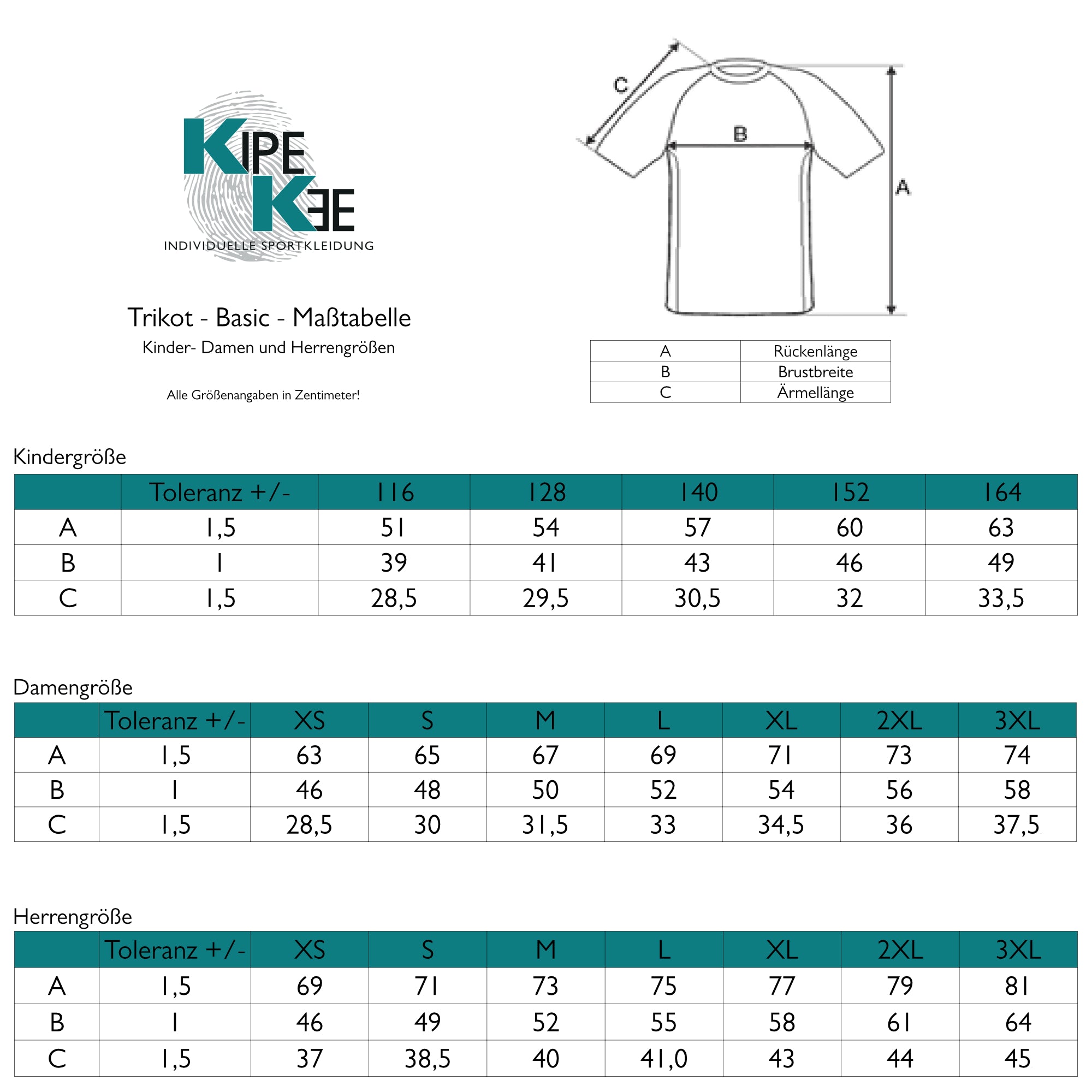 Trikot Basic Training – ohne Sponsoren | Herren, Damen & Kinder