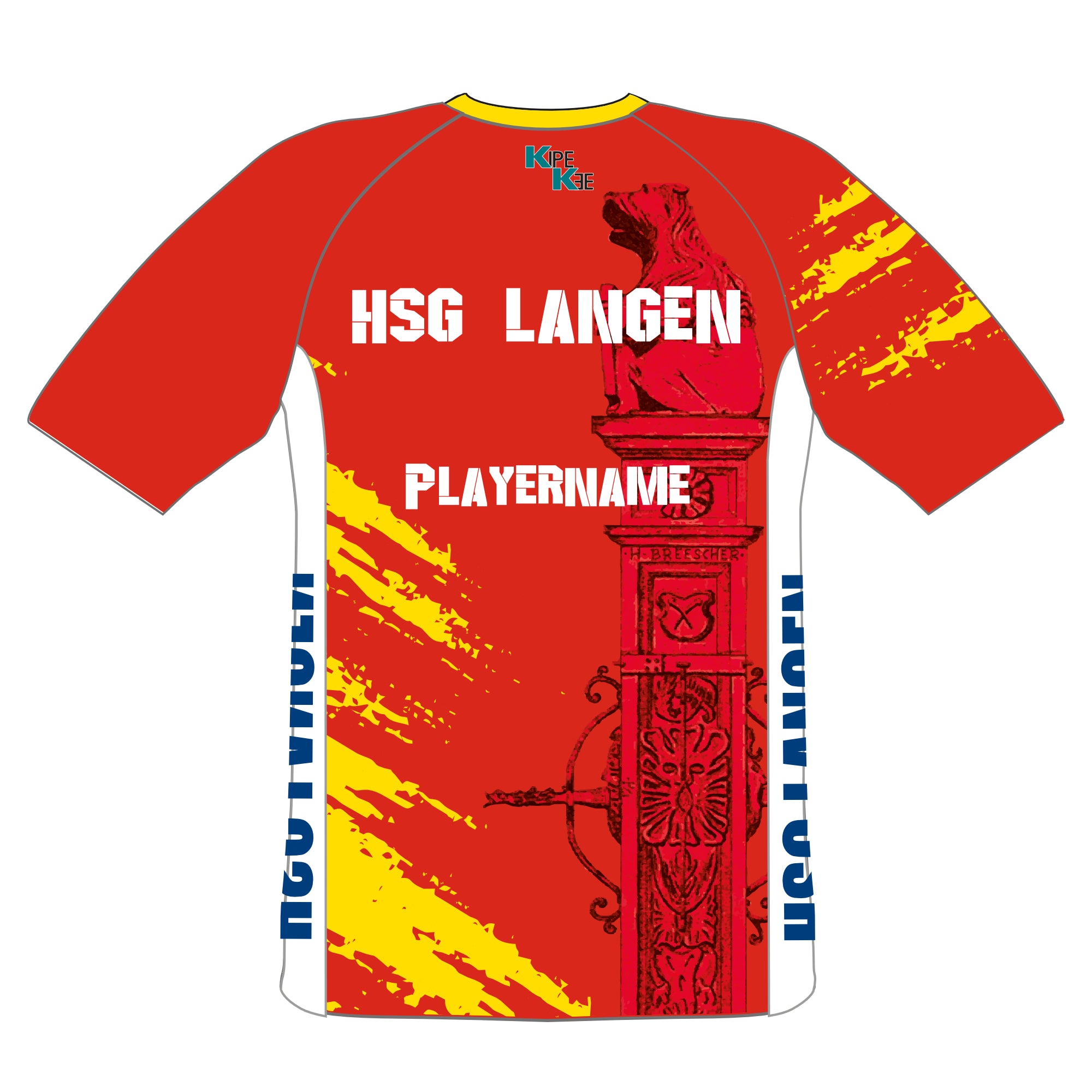 Warm Up Kurzarm Shirt - mit Initialen u. Playername | Herren, Damen & Kinder