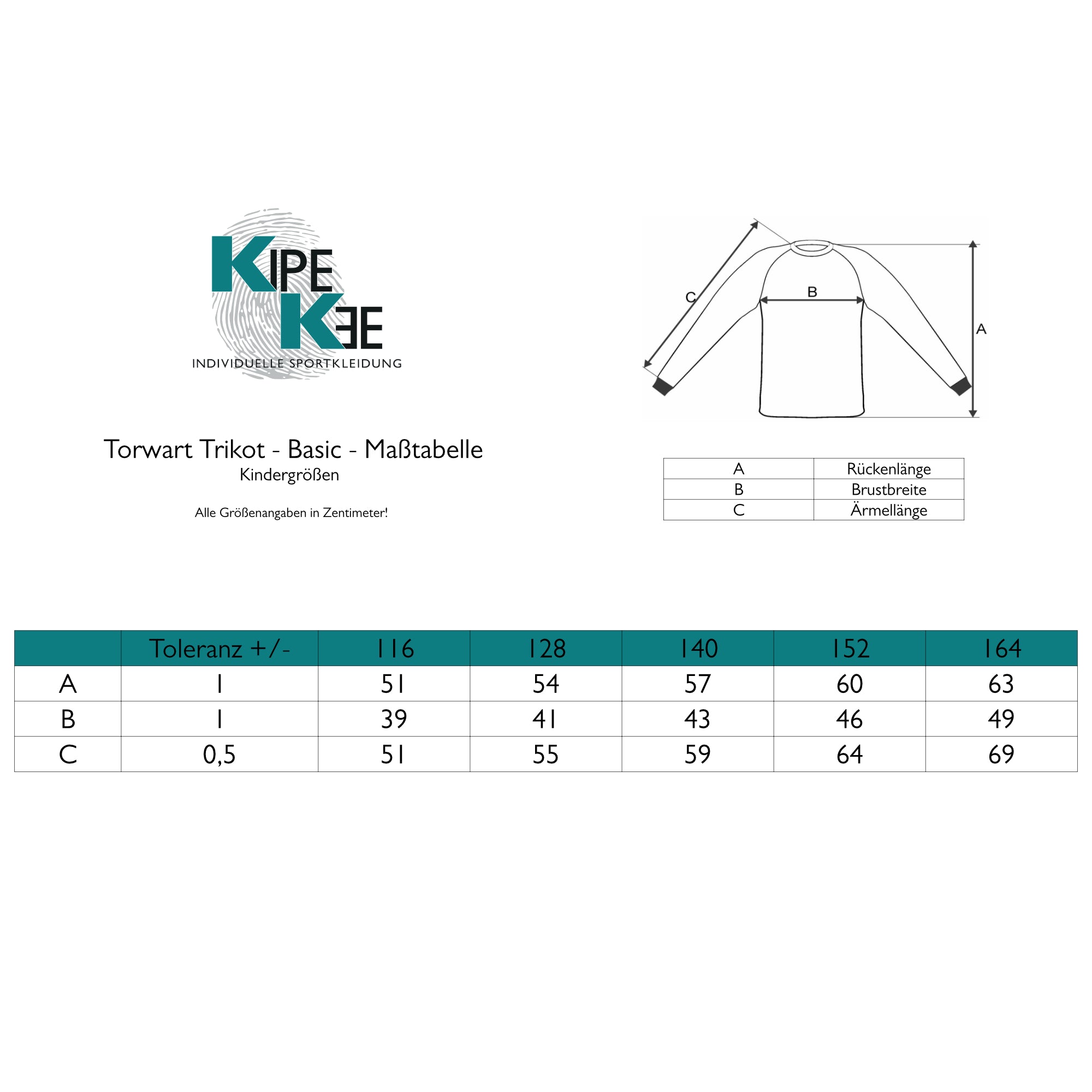 Torwart Trikot - Basic | Kinder