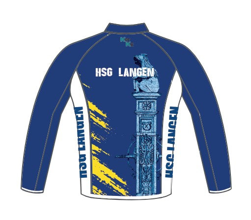 Trainingsjacke mit durchgehenden Reißverschluß | Herren, Damen & Kinder