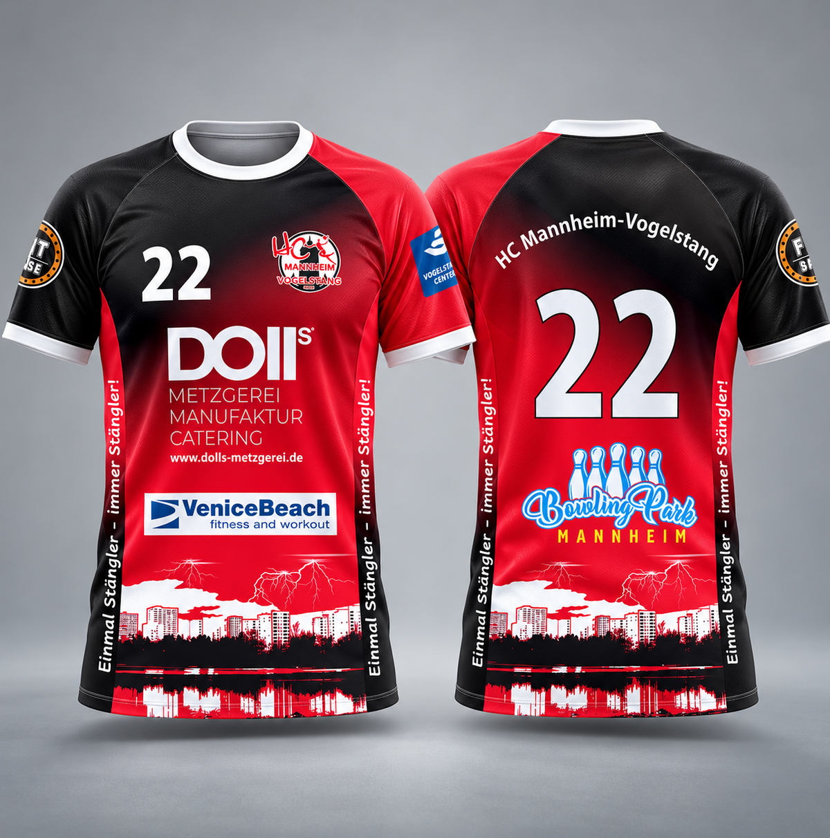 Fan Trikot Pro – mit Sponsoren | Herren, Damen & Kinder