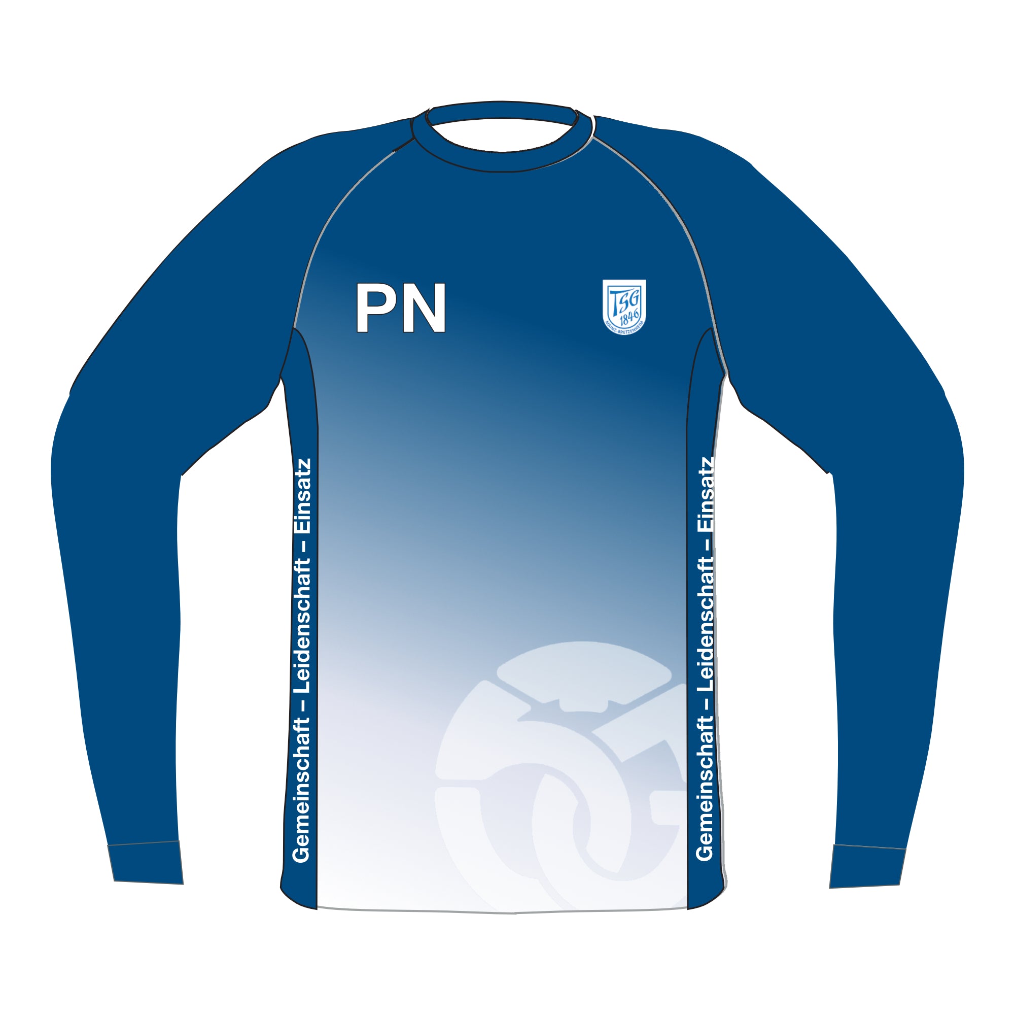 Longsleeve Blau - Basic | Herren, Damen & Kinder