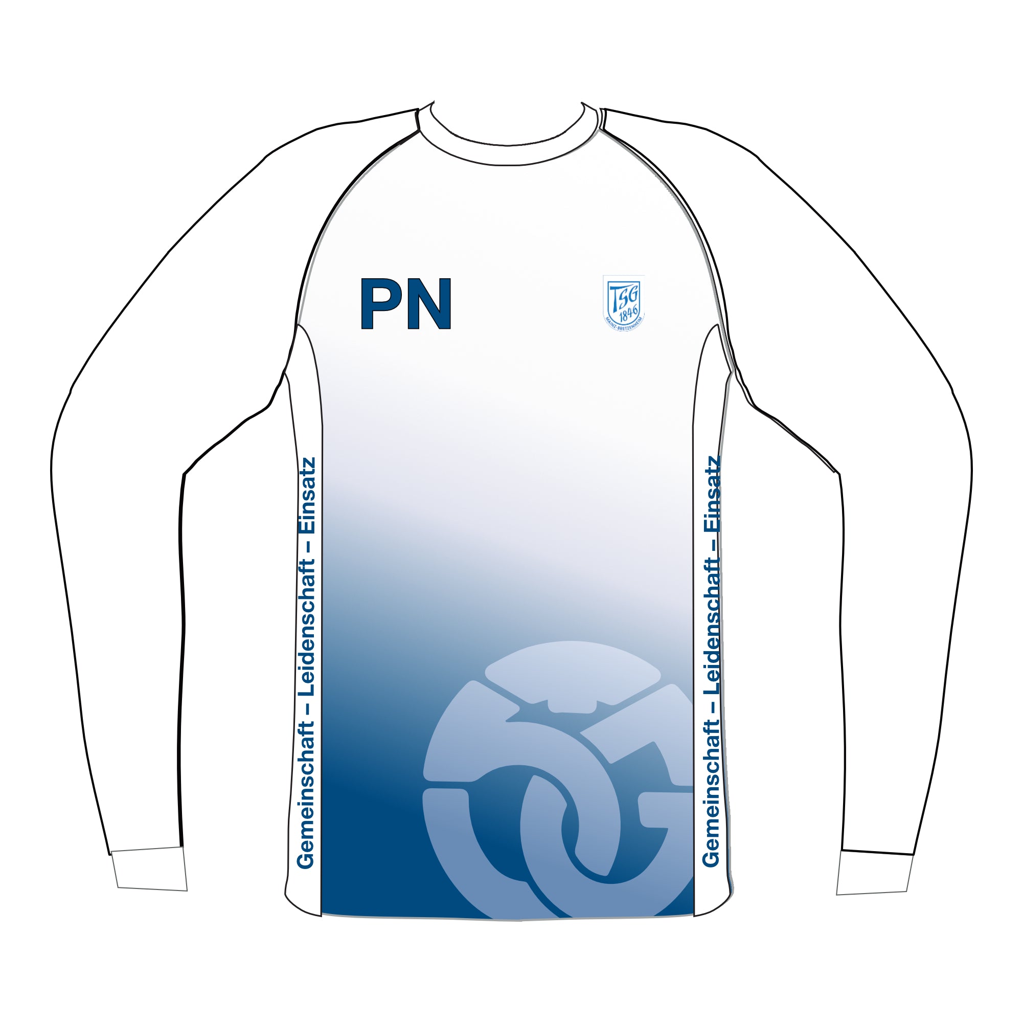 Longsleeve Weiß - Basic | Herren, Damen & Kinder