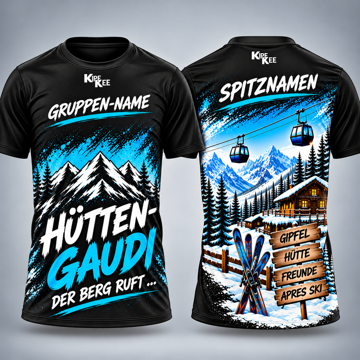 Party People  - Shirt Hütten Gaudi | Men